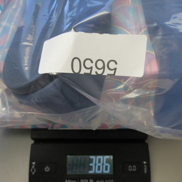 Tory Burch Ballet Flats Women 9.5 Blue Leather Logo Medallion Designer Chic 386 - Picture 8 of 14